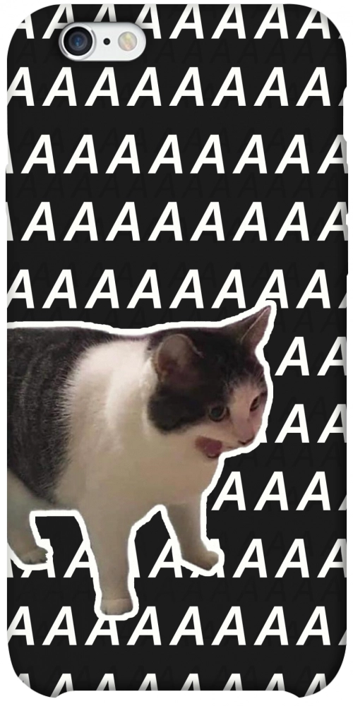 Чохол Сat screaming для iPhone 6S Plus