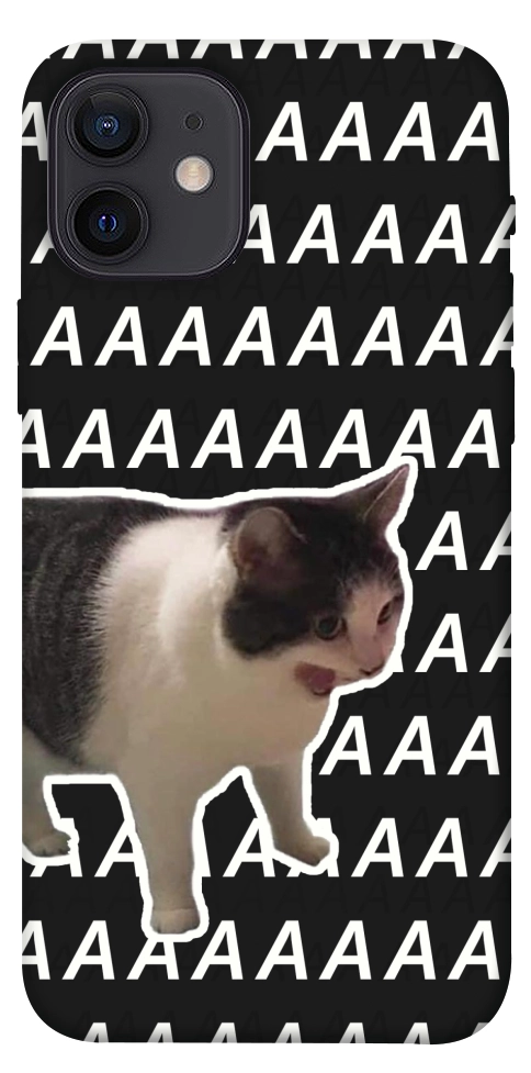Чехол Сat screaming для iPhone 12