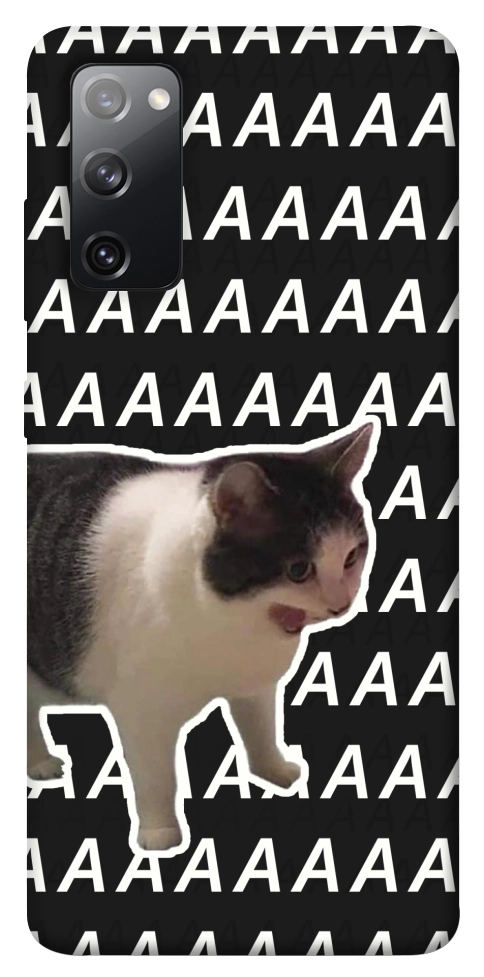 Чохол Сat screaming для Galaxy S20 FE