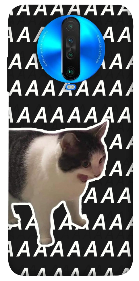 Чохол Сat screaming для Xiaomi Poco X2