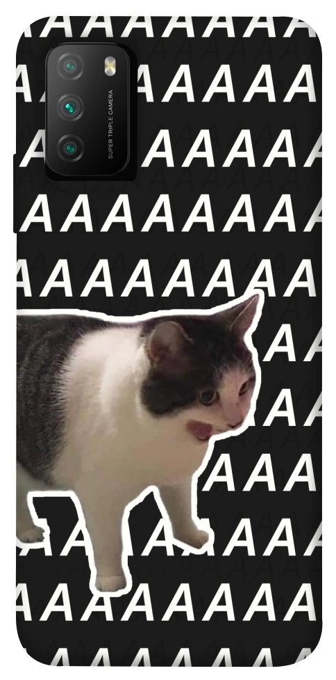 Чохол Сat screaming для Xiaomi Poco M3
