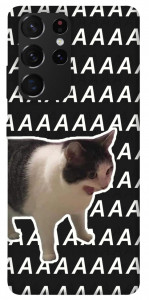 Чехол Сat screaming для Galaxy S21 Ultra