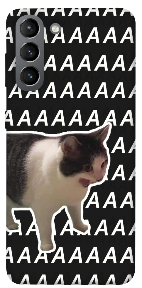 Чохол Сat screaming для Galaxy S21