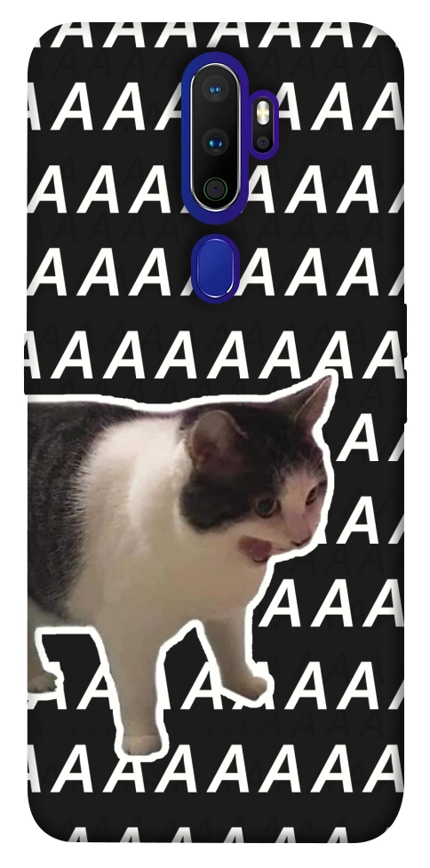 Чохол Сat screaming для Oppo A9 (2020)