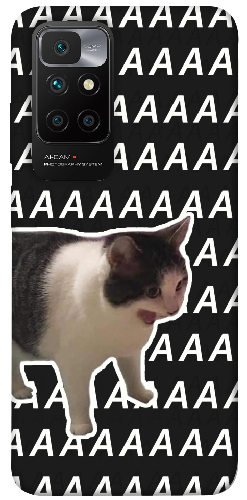 Чехол Сat screaming для Xiaomi Redmi 10