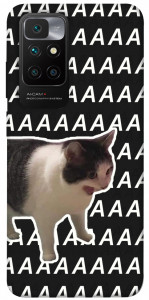 Чохол Сat screaming для Xiaomi Redmi 10
