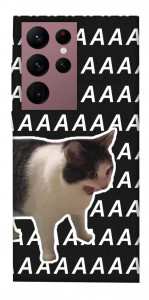 Чехол Сat screaming для Galaxy S22 Ultra