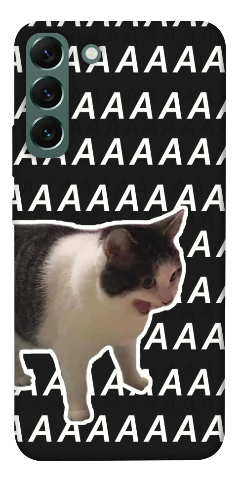 Чохол Сat screaming для Galaxy S22+