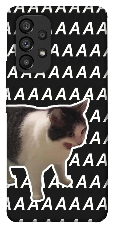 Чохол Сat screaming для Galaxy A53