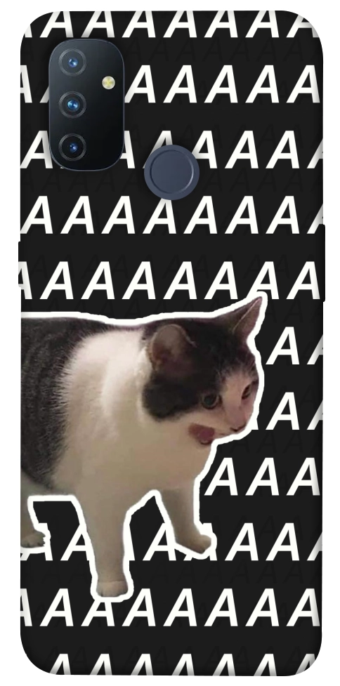 Чехол Сat screaming для OnePlus Nord N100