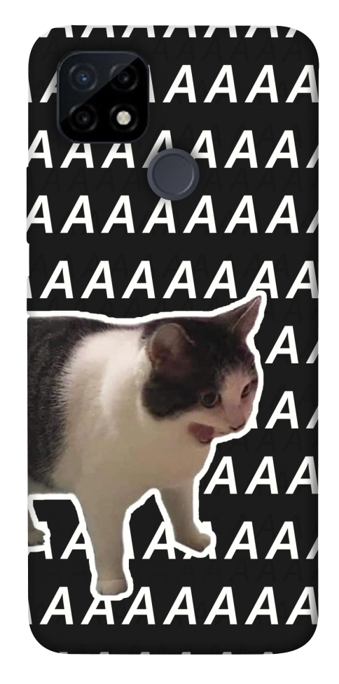 Чохол Сat screaming для Realme C21Y