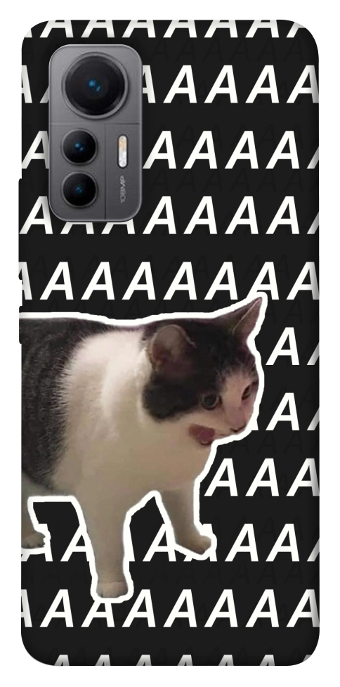 Чохол Сat screaming для Xiaomi 12 Lite