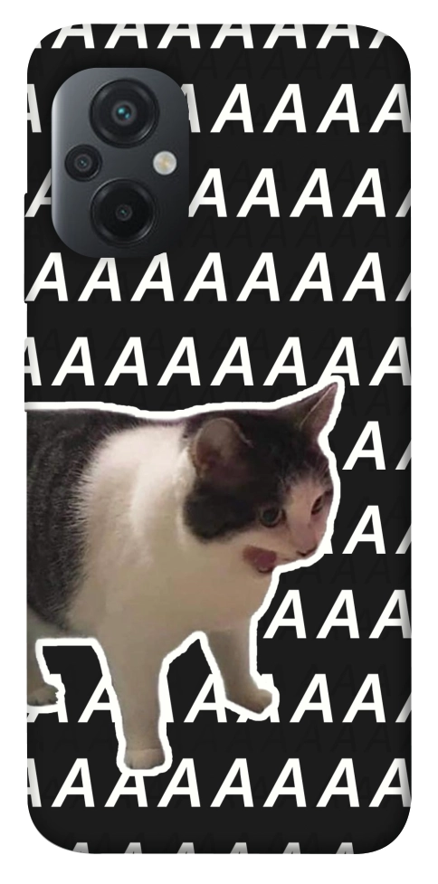Чехол Сat screaming для Xiaomi Poco M5
