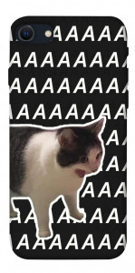 Чехол Сat screaming для iPhone SE (2022)
