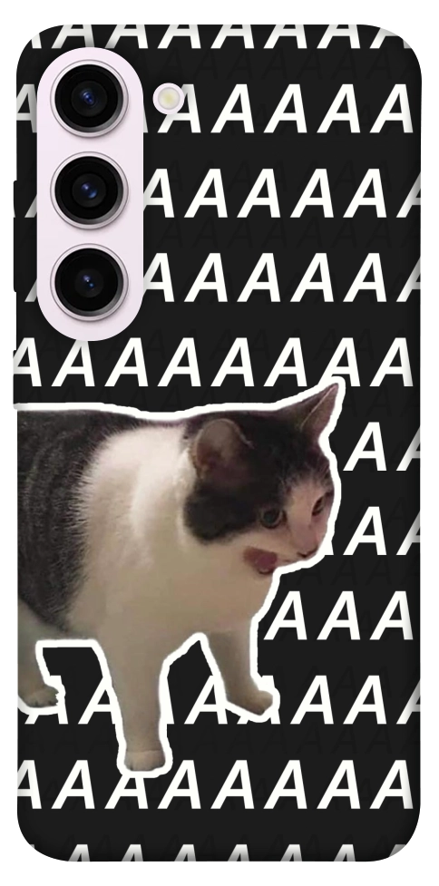 Чохол Сat screaming для Galaxy S23+