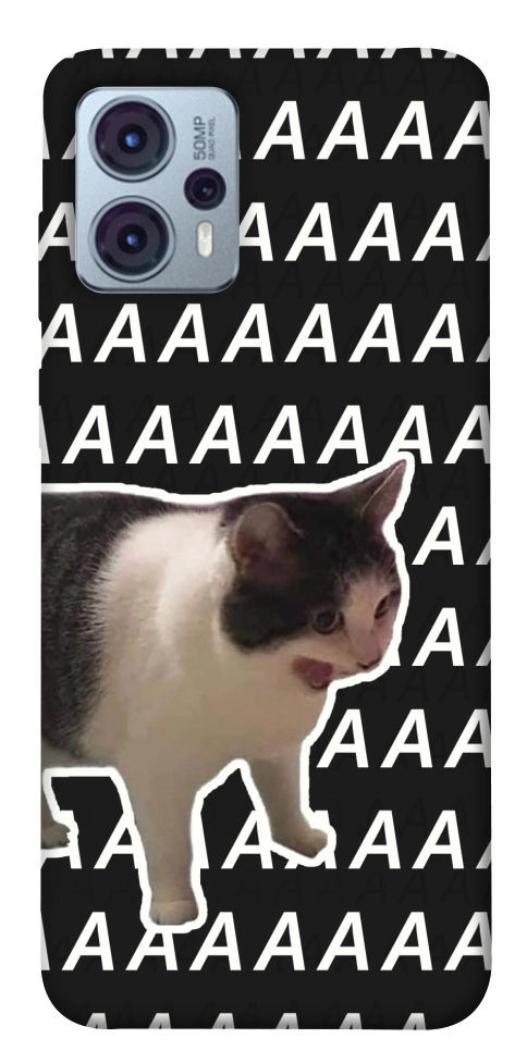 Чохол Сat screaming для Motorola Moto G23
