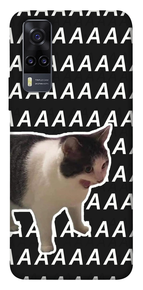Чохол Сat screaming для Vivo Y31