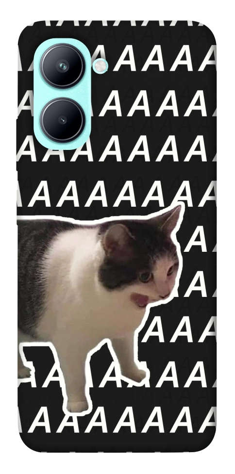 Чохол Сat screaming для Realme C33