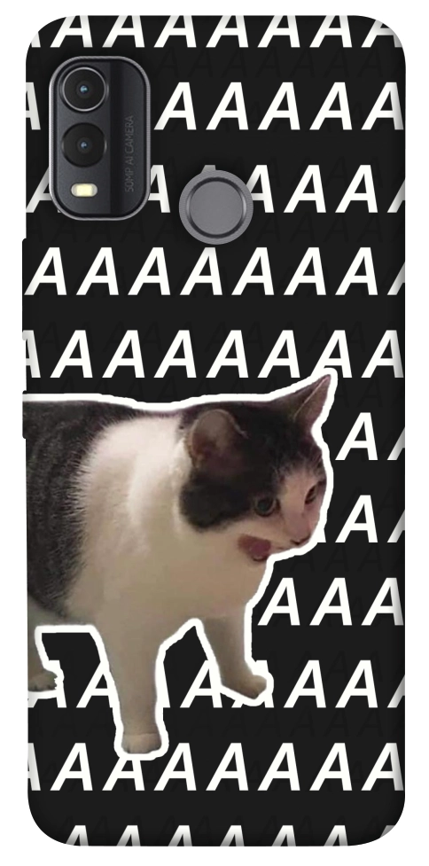 Чохол Сat screaming для Nokia G11 Plus