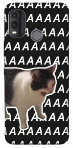Чехол Сat screaming для Nokia G11 Plus