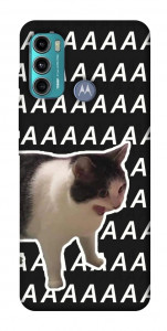Чехол Сat screaming для Motorola Moto G60