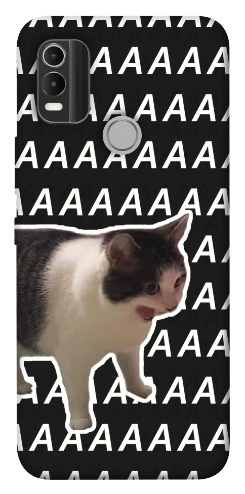 Чехол Сat screaming для Nokia C21 Plus
