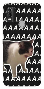 Чехол Сat screaming для Nokia C21 Plus