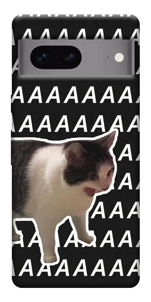 Чехол Сat screaming для Google Pixel 7