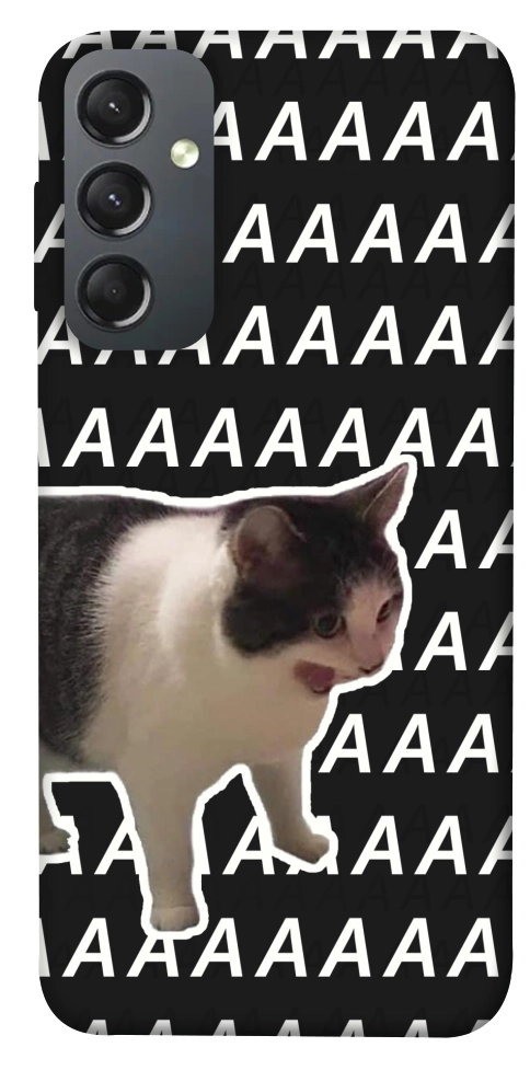 Чохол Сat screaming для Galaxy A24 4G