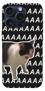 Чохол Сat screaming для iPhone 15 Pro