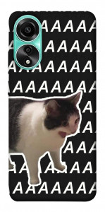 Чехол Сat screaming для Oppo A78 4G