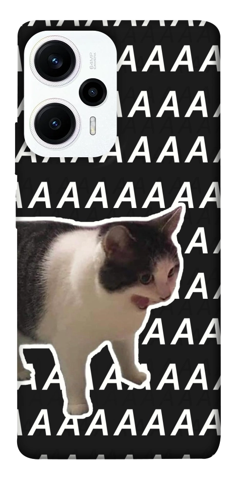 Чехол Сat screaming для Xiaomi Poco F5