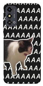 Чехол Сat screaming для ZTE Blade A53