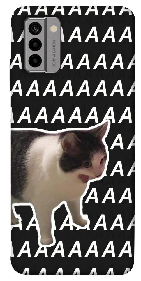 Чохол Сat screaming для Nokia G22