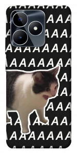 Чехол Сat screaming для Realme C53