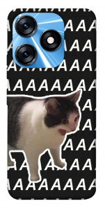 Чохол Сat screaming для TECNO Spark 10