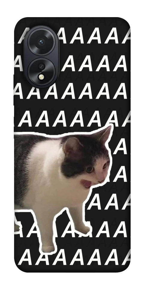 Чехол Сat screaming для Oppo A38