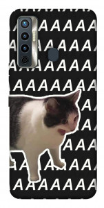 Чехол Сat screaming для TECNO Camon 17