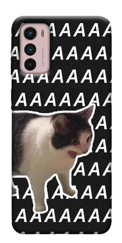 Чехол Сat screaming для Motorola Moto G42