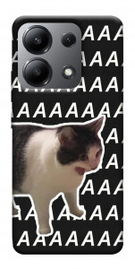 Чохол Сat screaming для Xiaomi Redmi Note 13 4G