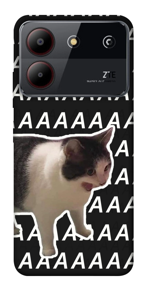 Чохол Сat screaming для ZTE Blade A54 4G