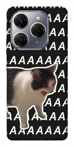 Чохол Сat screaming для TECNO Spark 20 Pro