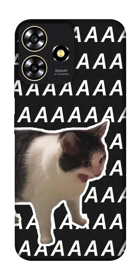 Чохол Сat screaming для ZTE Blade A73 4G