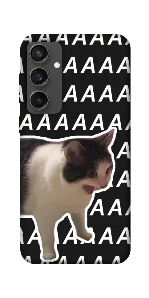 Чохол Сat screaming для Galaxy S24 FE