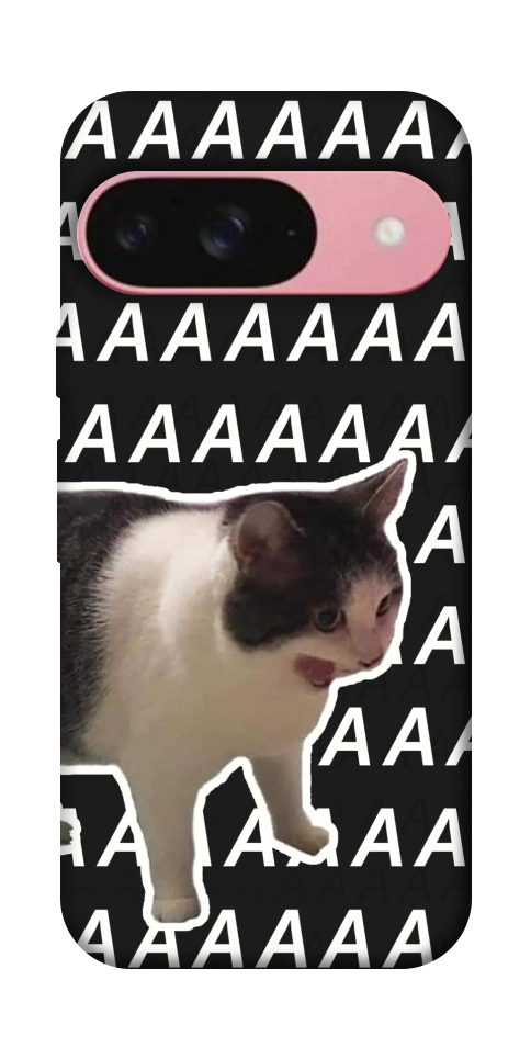 Чохол Сat screaming для Google Pixel 9