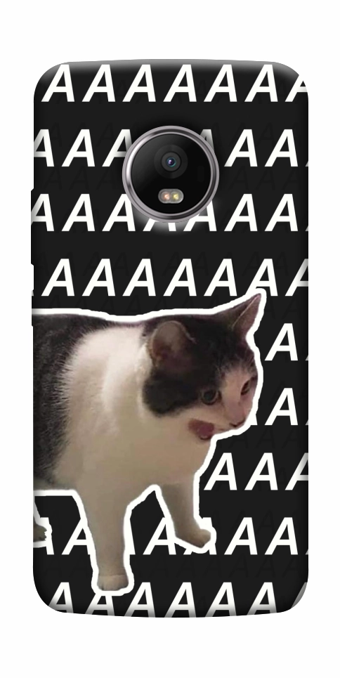 Чехол Сat screaming для Motorola Moto G5S