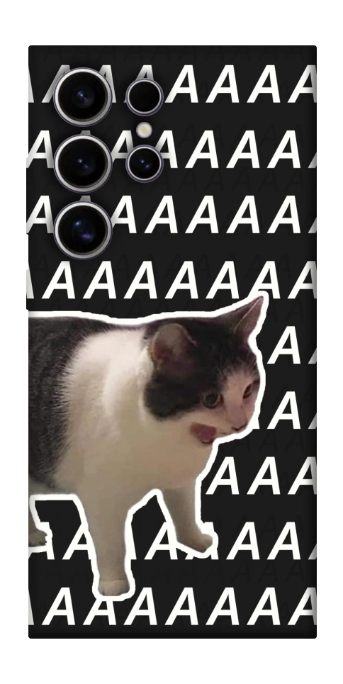 Чохол Сat screaming для Galaxy S25 Ultra