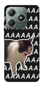 Чехол Сat screaming для Realme C61