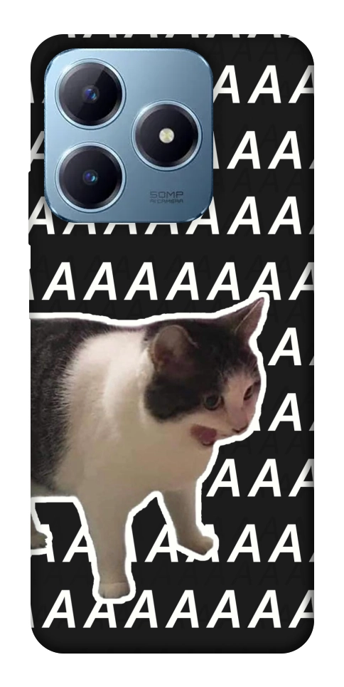 Чохол Сat screaming для Realme C63 4G