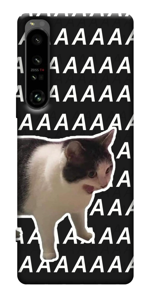 Чохол Сat screaming для Sony Xperia 1 IV